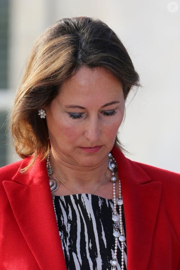 Ségolène Royal annonce sa défaite au second tour des législatives, à La Rochelle, le 17 juin 2012.