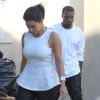 Kim Kardashian et Kanye West vont faire du shopping dans West Hollywood le 11 juillet 2012