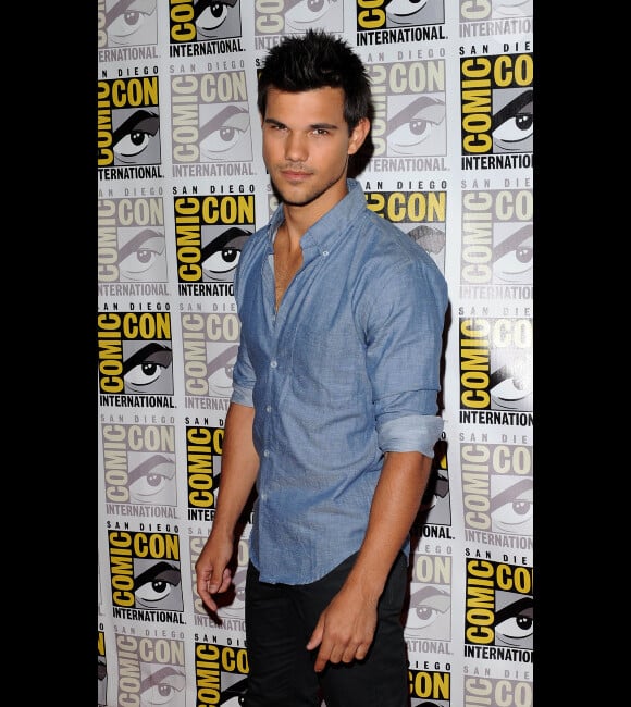 Taylor Lautner lors de la présentation durant le Comic-Con à San Diego de Twilight - chapitre 5 : Révélation (2ème partie) le 12 juillet 2012