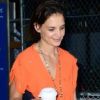 Katie Holmes s'est offert un café dans la soirée à New York, le 13 juillet 2012