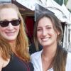 Patti Scialfa et Jessica Springsteen, épouse et fille du Boss Bruce Springsteen, à Monaco le 29 juin 2012