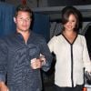 Nick Lachey et Vanessa Minnillo ont célébré leur premier anniversaire de mariage dans un restaurant de West Hollywood, à Los Angeles, le 15 juillet 2012.