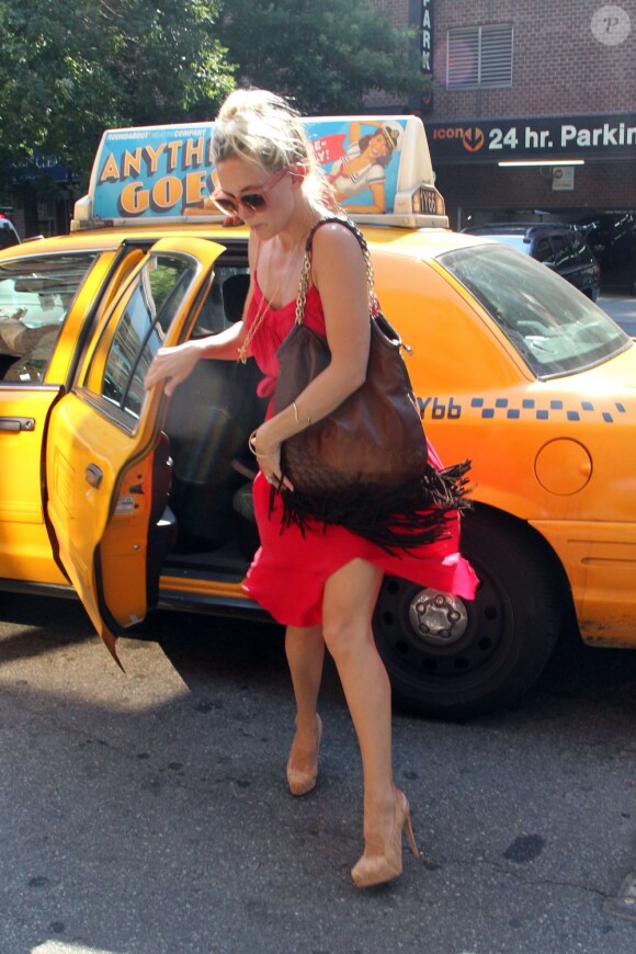 Kate Hudson ravie à l'idée de passer quelques jours avec son homme Matthew Bellamy à New York le 17 juillet 2012