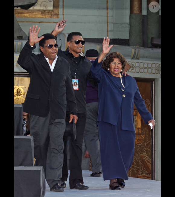 La famille Jackson réunie le 26 janvier 2012 pour le Michael Jackson - The Immortal World Tour à Los Angeles