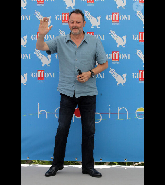 Jean Reno au festival du film de Giffoni, en Italie le 21 juillet 2012.