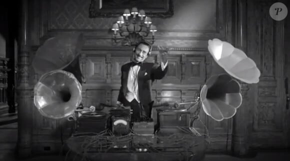Bob Sinclar dans le clip de Groupie, inspiré par le succès de The Artist.