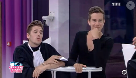 Yoann et Sacha dans la quotidienne de Secret Story 6 mardi 24 juillet 2012 sur TF1