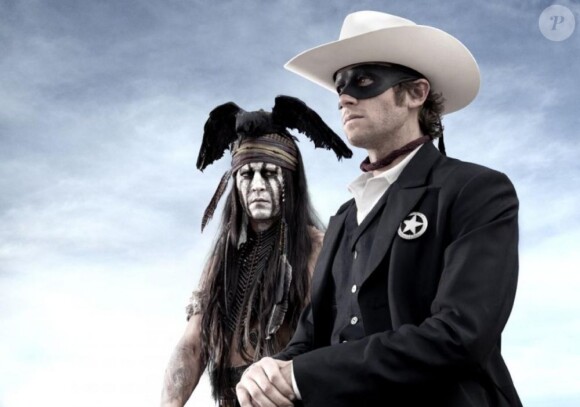 Armie Hammer et Johnny Depp dans The Lone Ranger.