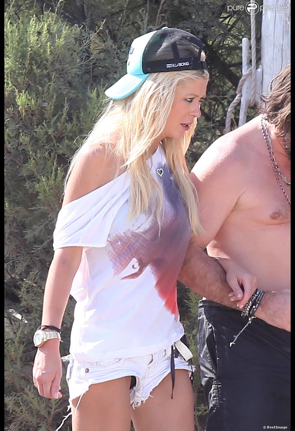 Tara Reid le 24 juillet 2012, quelques jours après son hospitalisation