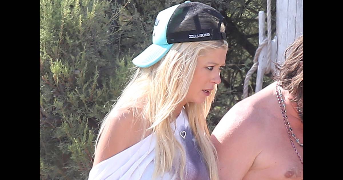 Tara Reid le 24 juillet 2012, quelques jours après son hospitalisation