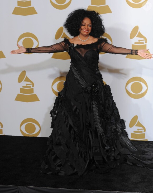 Diana Ross à Los Angeles, le 12 février 2012.