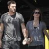 Megan Fox, enceinte, profite d'une journée ensoleillée avec son époux Brian Austin Green à West Hollywood le 25 juillet 2012
