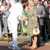 Le prince Charles et Camilla Parker Bowles à Tottenham le 26 juillet pour le passage du relais de la torche olympique.