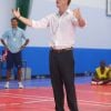 Au basket, le prince Harry n'a pas brillé mais a bien ri. Kate Middleton et les princes William et Harry, ambassadeurs de la Team GB pour les JO de Londres 2012, inauguraient ensemble le projet de formation de coachs Coach Core, le 26 juillet 2012 au Bacon College de Rotherhithe (sud-est de Londres).