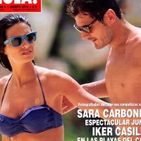 Sara Carbonero déesse en bikini avec Iker Casillas aux Iles Vierges