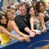 Rosario Dawson, Zoe Bell, Quentin Tarantino, Rose McGowan et Tracy Thoms à Cannes en mai 2007.