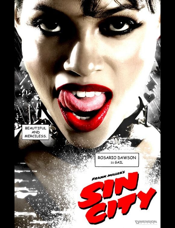 Rosario Dawson dans Sin City (2005).