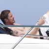 Marat Safin s'est offert quelques jours de vacances joyeuses sur un yacht avec sa compagne Anna Druzyaka le 31 juillet 2012 à Ibiza