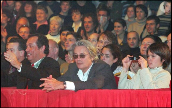 Alain Delon et son Alain-Fabien, en 2007.