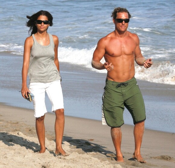 Matthew McConaughey et Camila Alves en juillet 2007