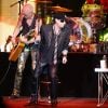 Le groupe Scorpions lors de leur performance au 64e Bal de la Croix-Rouge à Monaco le 3 août 2012
