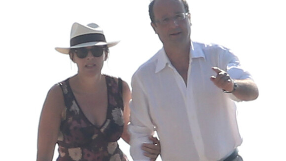 François Hollande et Valérie Trierweiler : Simples et accessibles en vacances