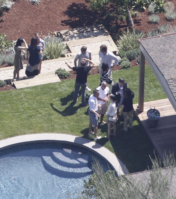 Baby shower de Drew Barrymore organisée à son domicile par Cameron Diaz le 5 août 2012