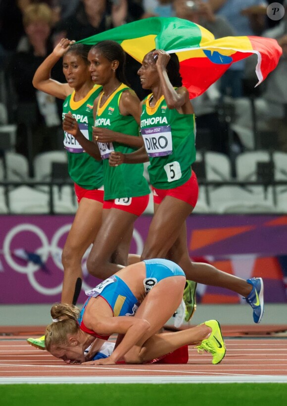 La Russe Yuliya Zaripovaa remporté le 6 août 2012 la médaille d'or du 3 000m steeple des Jeux olympiques de Londres.