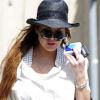 Lindsay Lohan fait du shopping le 1er août 2012 à Los Angeles