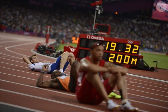 Fin du rêve olympique, dur retour sur terre pour Christophe Lemaitre, 6e de la finale du 200m aux Jeux olympiques de Londres le 9 août 2012, où Usain Bolt a conservé en 19"32 sa couronne olympique comme sur 100m.