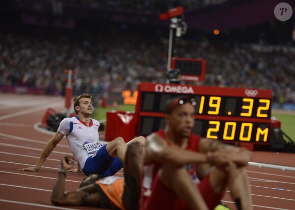 Fin du rêve olympique, dur retour sur terre pour Christophe Lemaitre, 6e de la finale du 200m aux Jeux olympiques de Londres le 9 août 2012, où Usain Bolt a conservé en 19"32 sa couronne olympique comme sur 100m.