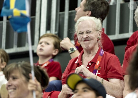 La famille royale danoise (Margrethe, Frederik, Mary, Christian et Isabella) encourageait le 8 août 2012 Mikkel Hansen et ses coéquipiers de l'équipe de handball du Danemark lors de leur quart de finale des Jeux olympiques de Londres, perdu contre la Suède.