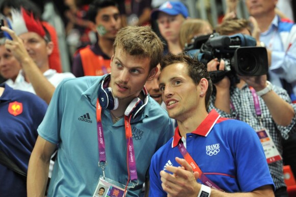 Christophe Lemaitre et Renaud Lavillenie ont assisté au sacre des handballeurs. Champions olympiques pour la seconde fois consécutive le 12 août 2012 à Londres, les Experts du hand français avaient derrière eux un public en or.