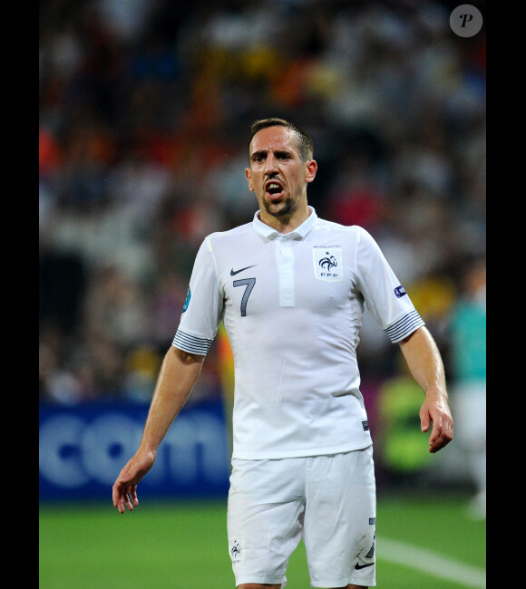 Franck Ribéry, en Ukraine, en juin 2012.