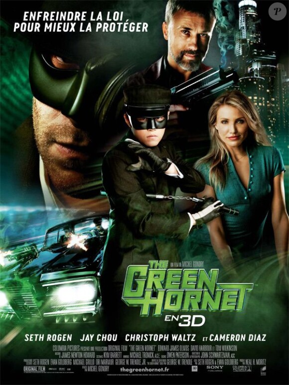 Michel Gondry et Seth Rogen dans The Green Hornet.