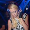 Paris Hilton mixe au Gotha Club, le jeudi 16 août 2012, à Cannes