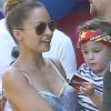 Nicole Richie et son fils Sparrow lors d'une fête d'anniversaire à Beverly Hills. Le 19 août 2012.