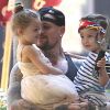 Benji Madden, oncle complice d'Harlow et Sparrow. Beverly Hills, le 19 août 2012.