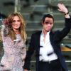 Jennifer Lopez et son ex-mari Marc Anthony à Las Vegas, le 26 mai 2012.
