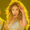 Jennifer Lopez en concert avec Dance Again World Tour à Anaheim, le 11 août 2012.