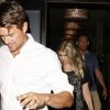 Fergie et Josh Duhamel à la sortie du restaurant Craig après une petite soirée en amoureux à Los Angeles le 21 août 2012