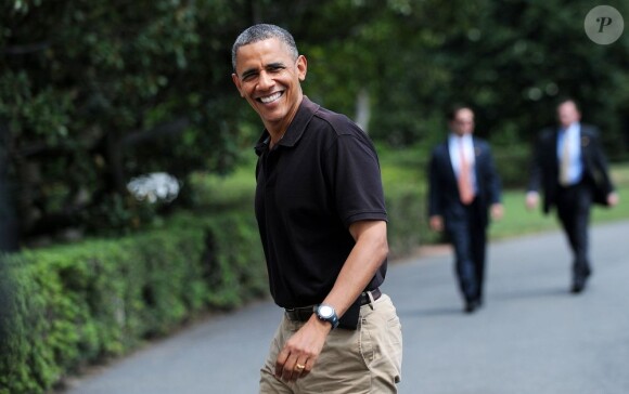Barack Obama à la Maison Blanche le 5 août 2012