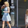 Geri Halliwell et sa fille Bluebell Madonna en visite dans la ville de Grasse, le 20 août 2012.