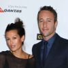Alex O'Loughlin et sa compagne Malia Jones posent en janvier 2012 lors d'une soirée à Los Angeles