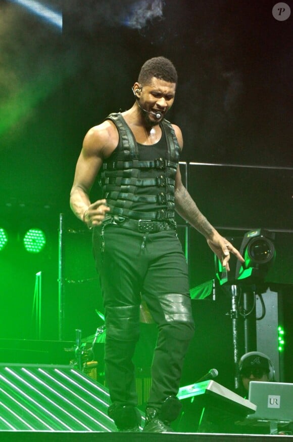 Usher en concert à Londres, le 17 février 2011.