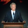Clint Eastwood prononce un discours et s'adresse à une chaise vide lors du congrès républicain à Tampa le 30 août 2012