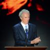 Clint Eastwood prononce un discours et s'adresse à une chaise vide lors du congrès républicain à Tampa le 30 août 2012