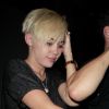 Miley Cyrus assiste au concert de son papa Billy Ray Cyrus, le vendredi 31 août 2012 à West Hollywood.