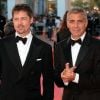 Brad Pitt et George Clooney lors du festival de Venise 2008