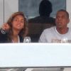Jay-Z, Beyoncé et leur fille Blue Ivy sur un yacht dans le sud de la France le 4 septembre 2012